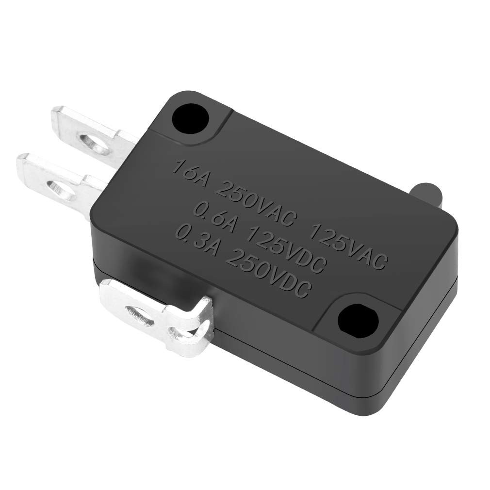 12Paack 125V / 250V 16A SPDT Botón De Acción a Presión Micro Interruptor Límite