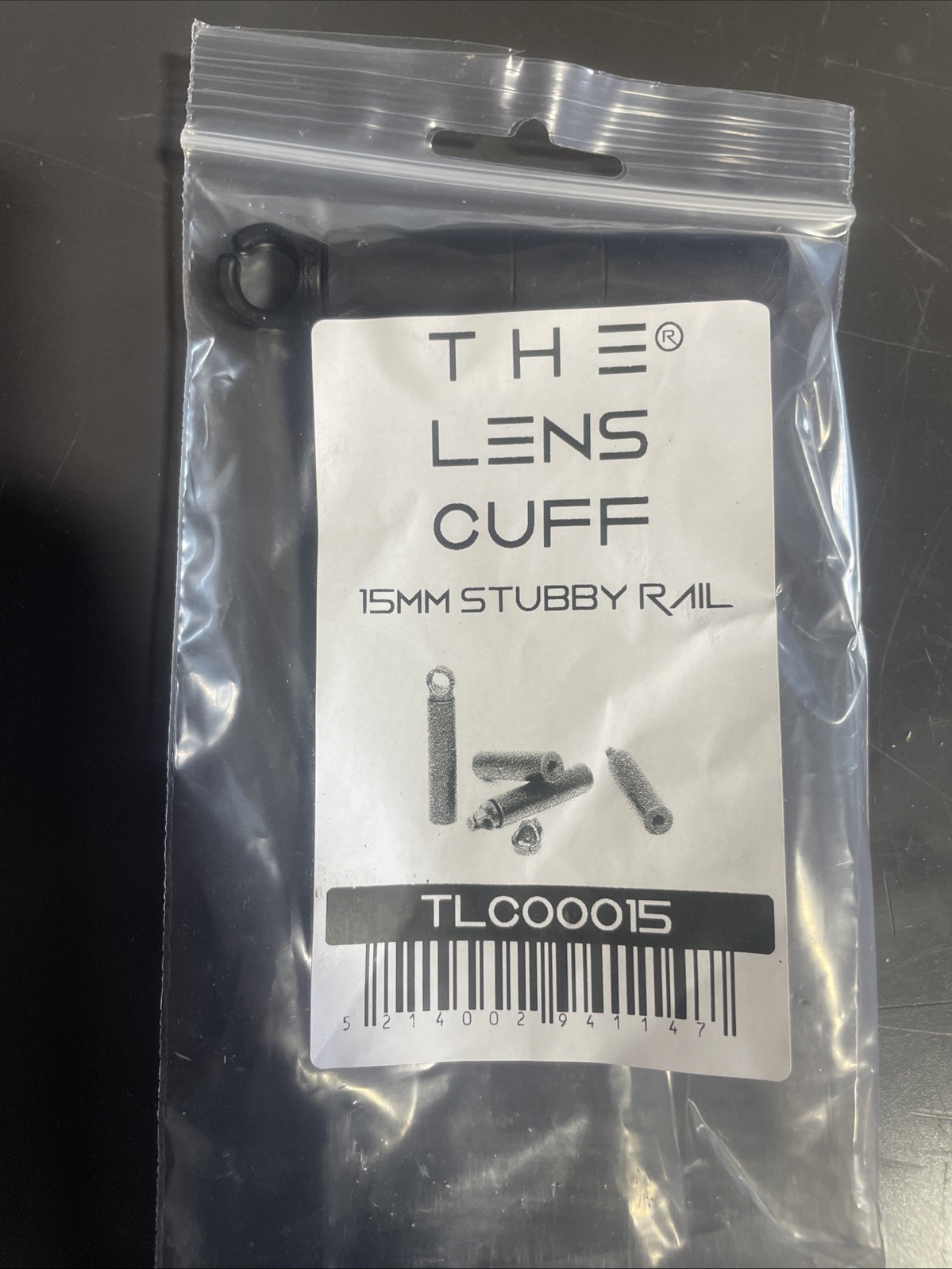New Lens Cuff Stubby 15mm Rod