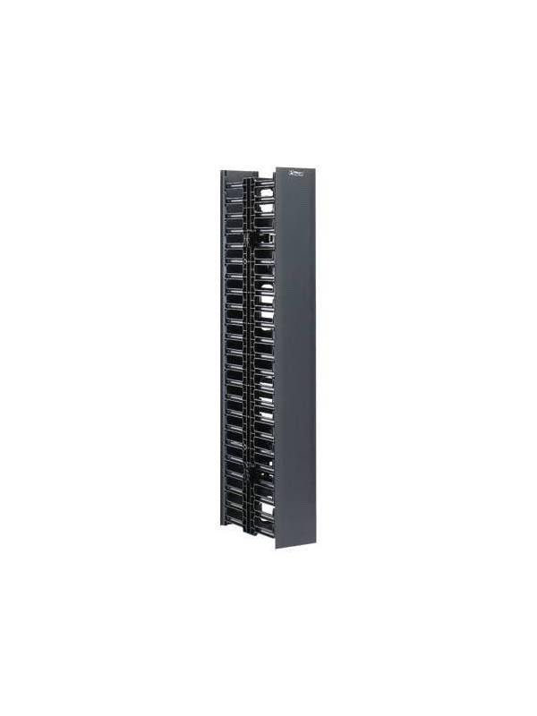 NEW Panduit WMPV22E Dual-Sided Netrunner Vertical Cable Manager 22 RU Black