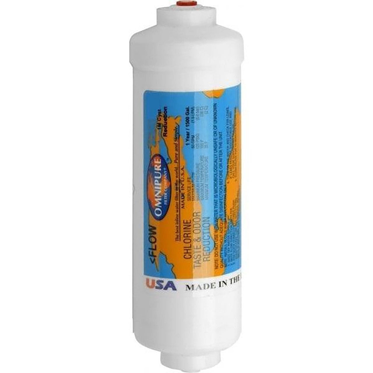Omnipure K2340 Inline Carbon Filter GAC T40 2" x 6"