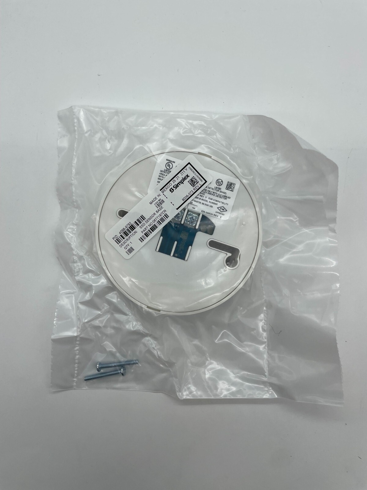 Simplex 4098-9792 Addressable Standard Sensor Base - Same Day Shipping (SEALED)