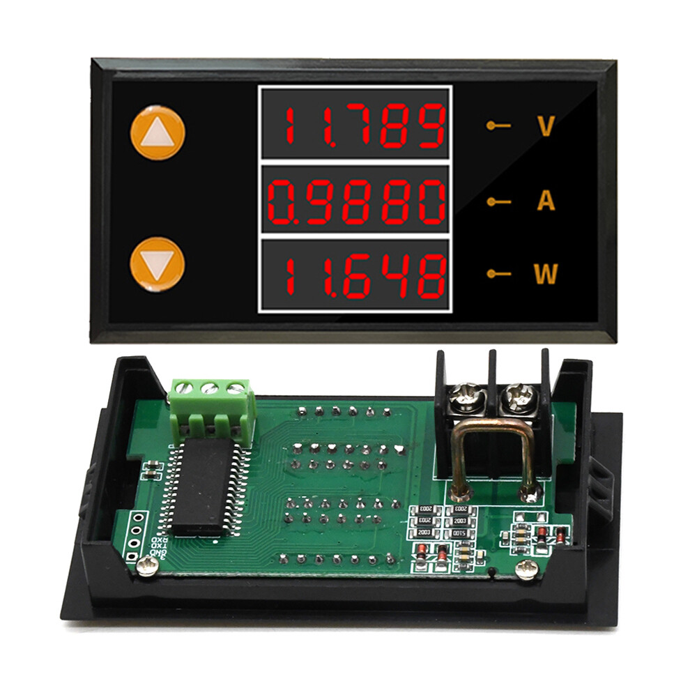 DC 0-200V 10A Range 5 bit High Precision Voltage And Current Power Meter Tester