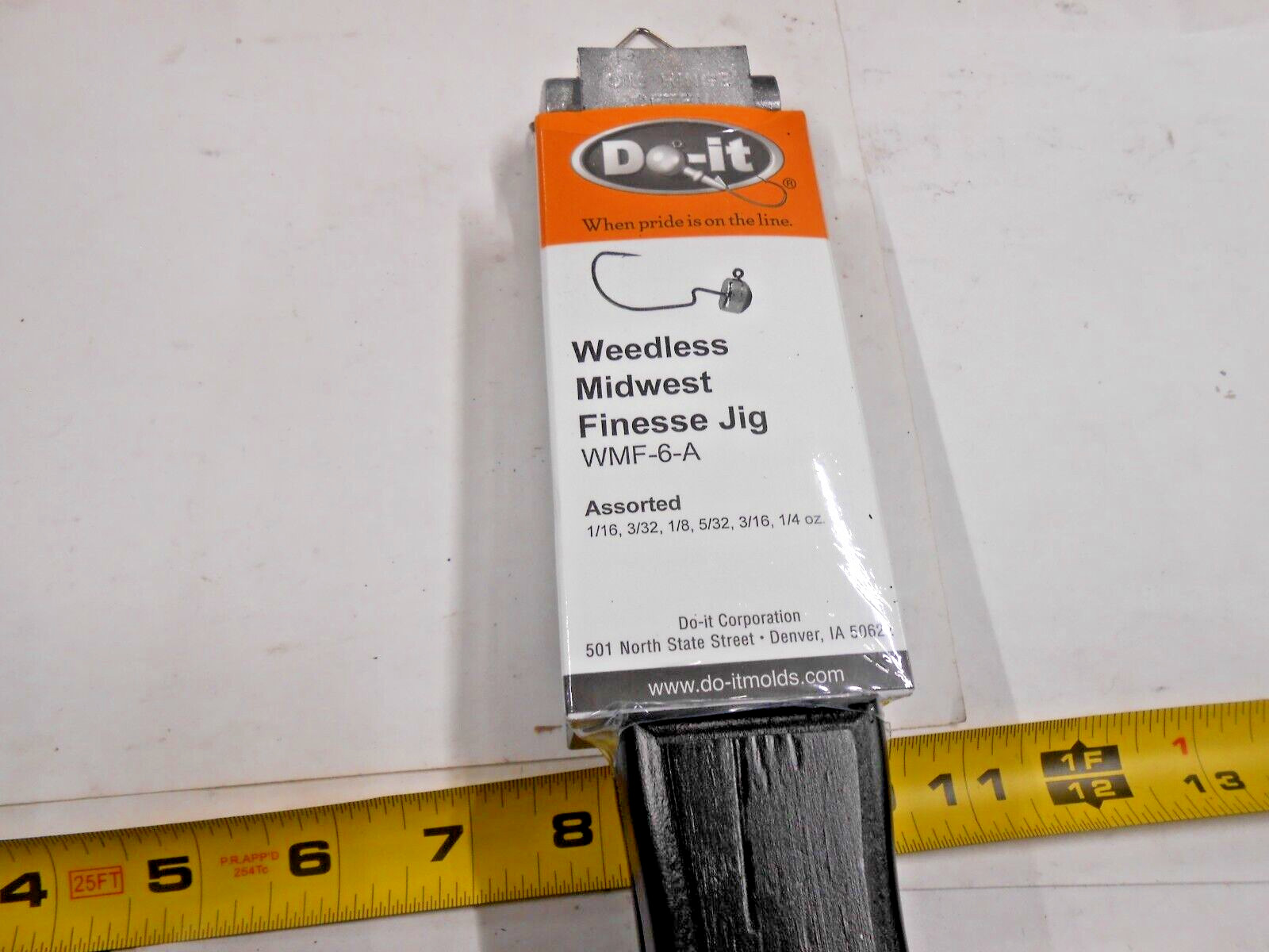 3537 DO-IT NED RIG WEEDLESS MIDWEST FINESSE JIG MOLD 1/16 - 1/4 oz