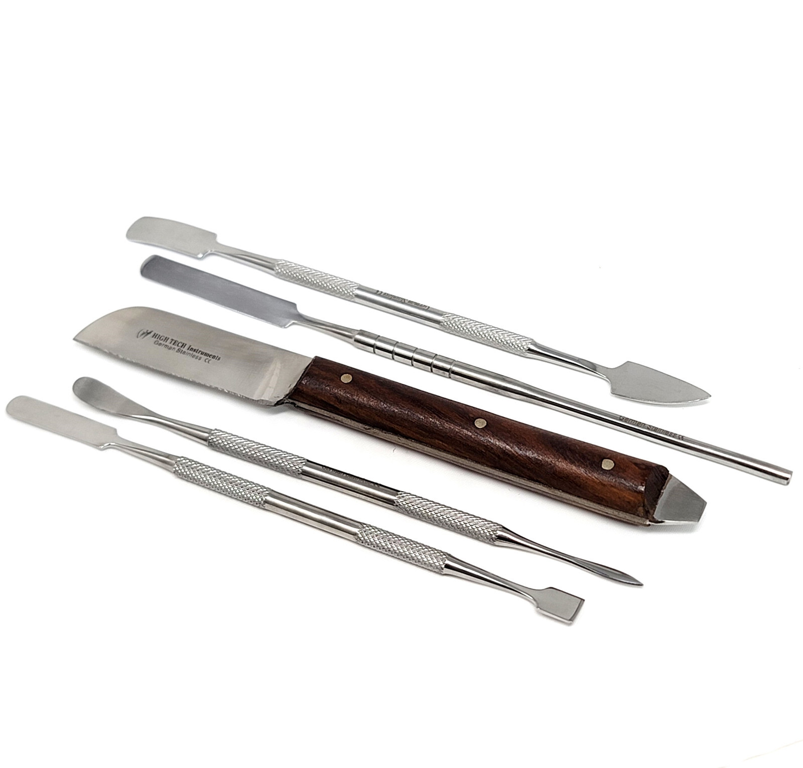 5 Pcs Carving Spatula Modeling Kit & Metal Clay Pottery Sculpting Tool Set