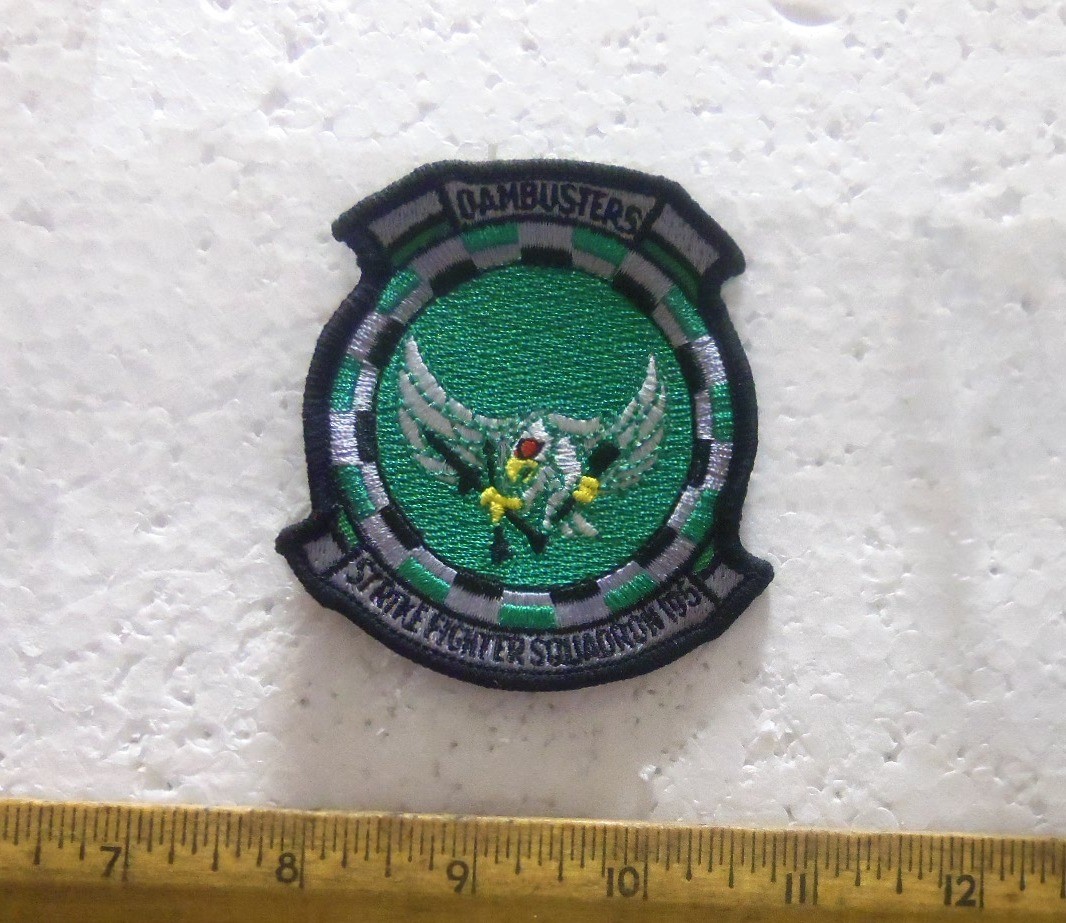 US Air Force - Strike Fighter Squadron 195 - Dambusters Embroidered Patch
