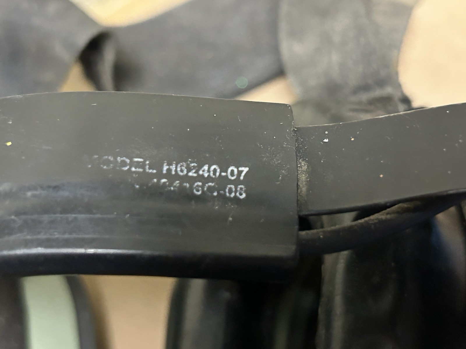 DAVID CLARK MODEL H6240-07 Aviation Pilot Head Headset Untested