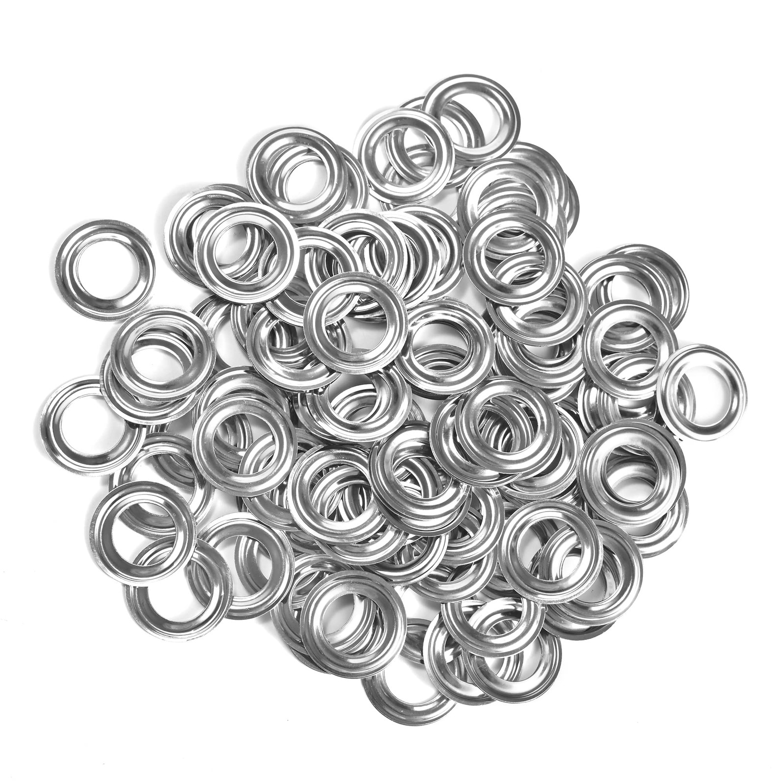 KING PIECES 500pcs Grommets 1/2 Inch (12mm) Washers and Grommets Kit for Grommet