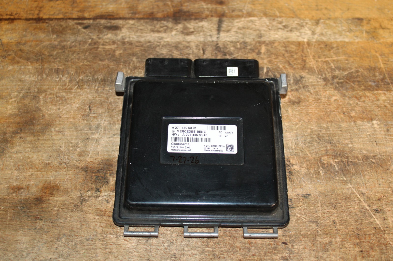 2012-15 Mercedes-Benz C250 Engine Control Module A 271 150 03 91