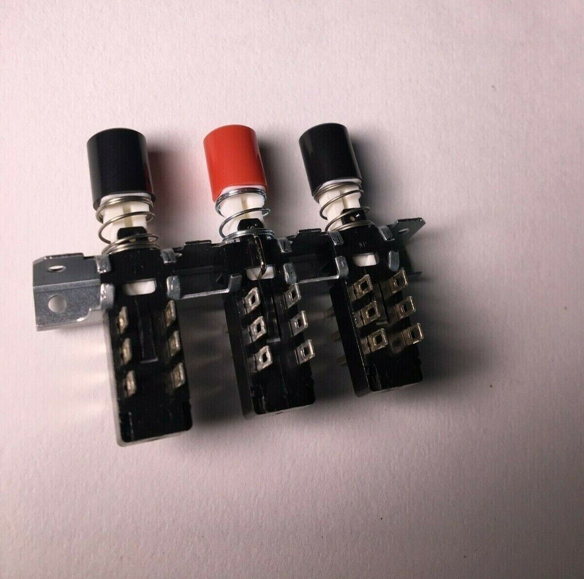 Williams Arcade & Pinball Service Buttons (Coin Door/Diagnostic Switches)