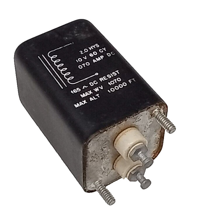 1 NOS CHICAGO 4RH-270 Inductor CHOKE   2.0 Hy  -  165 ohm  dc Coil transformer