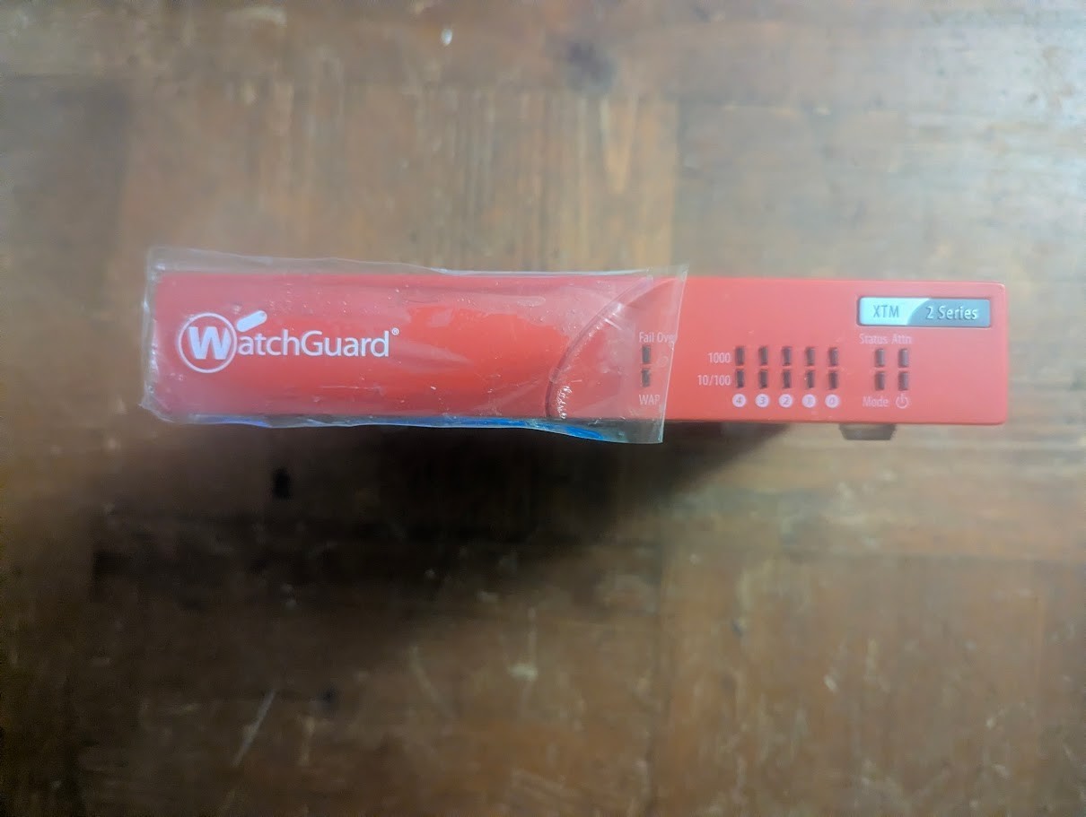 WatchGuard Firewall HW Model FS1E5 XTM 2 Series -No AC Power Cable-