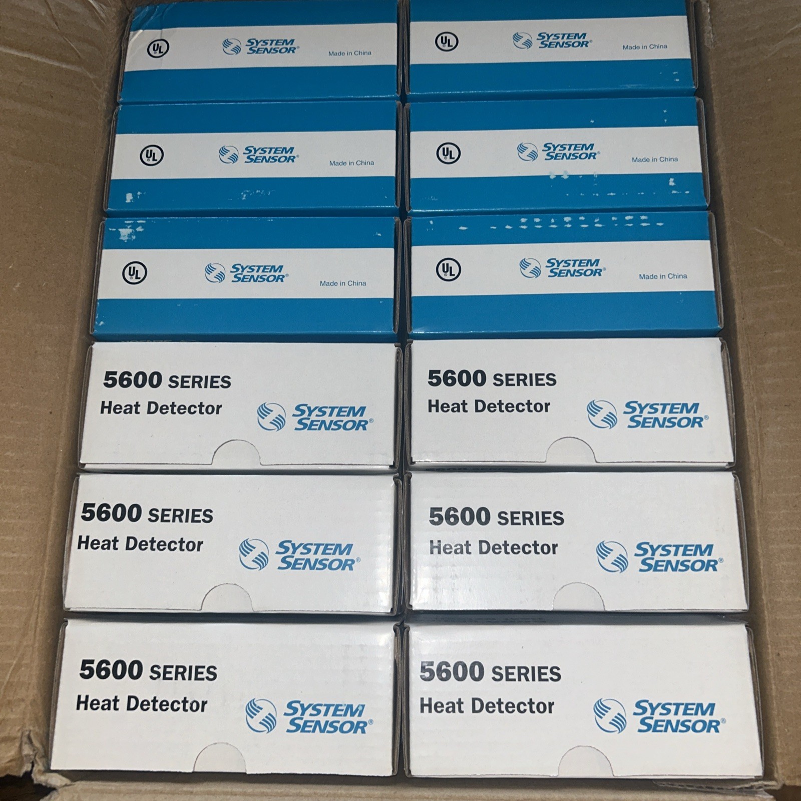(12) System Sensor 5601P  Rate Of Rise And Fixed Temp Heats
