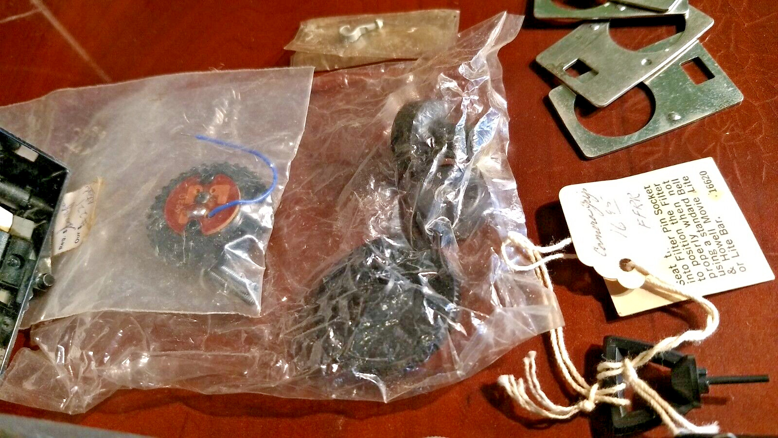 over 40 misc. Replacement Camera Parts Adapter Sprocket Grip Knobs mounts Plates