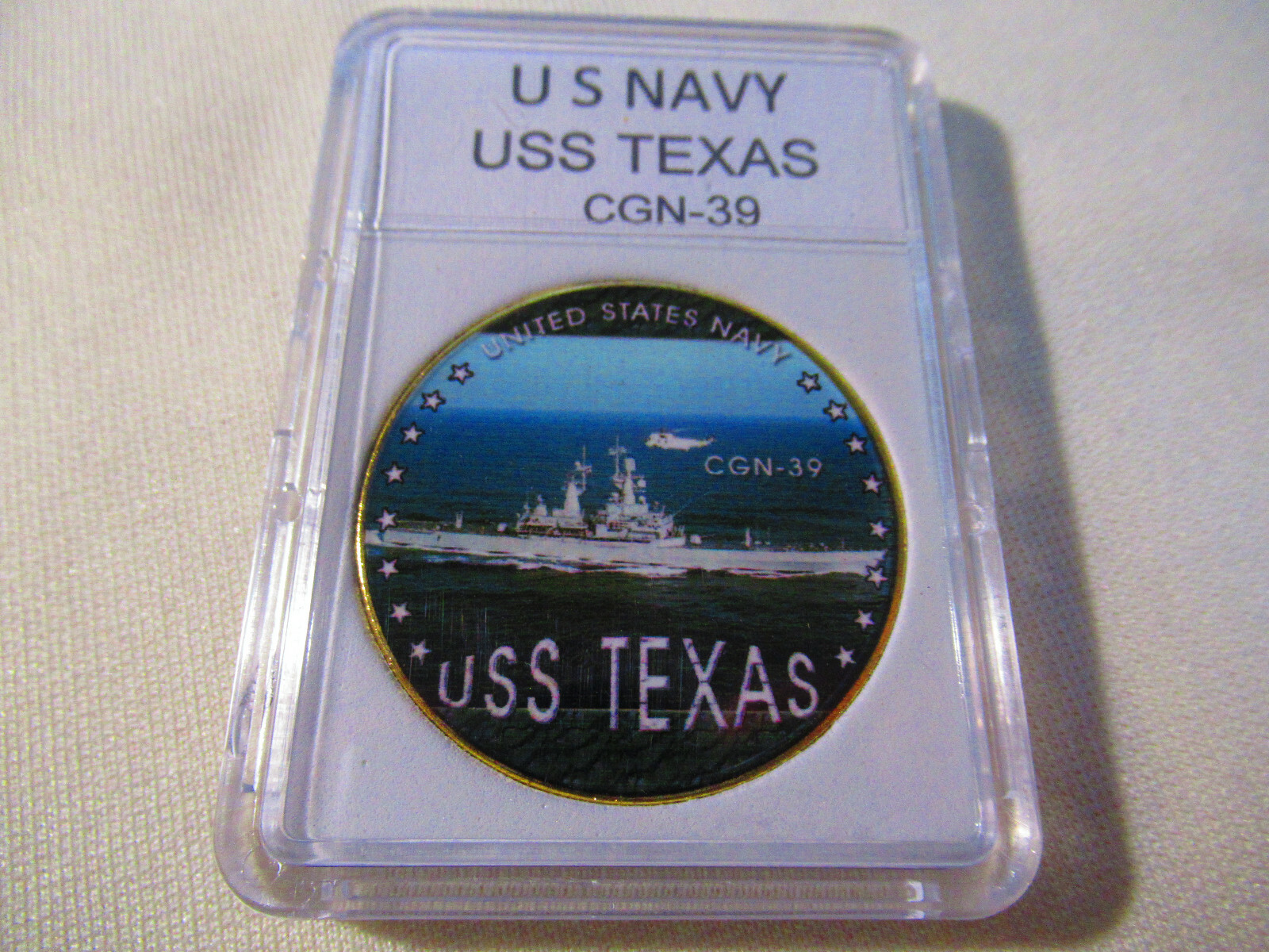 US NAVY - USS Texas (CGN 39) Challenge Coin