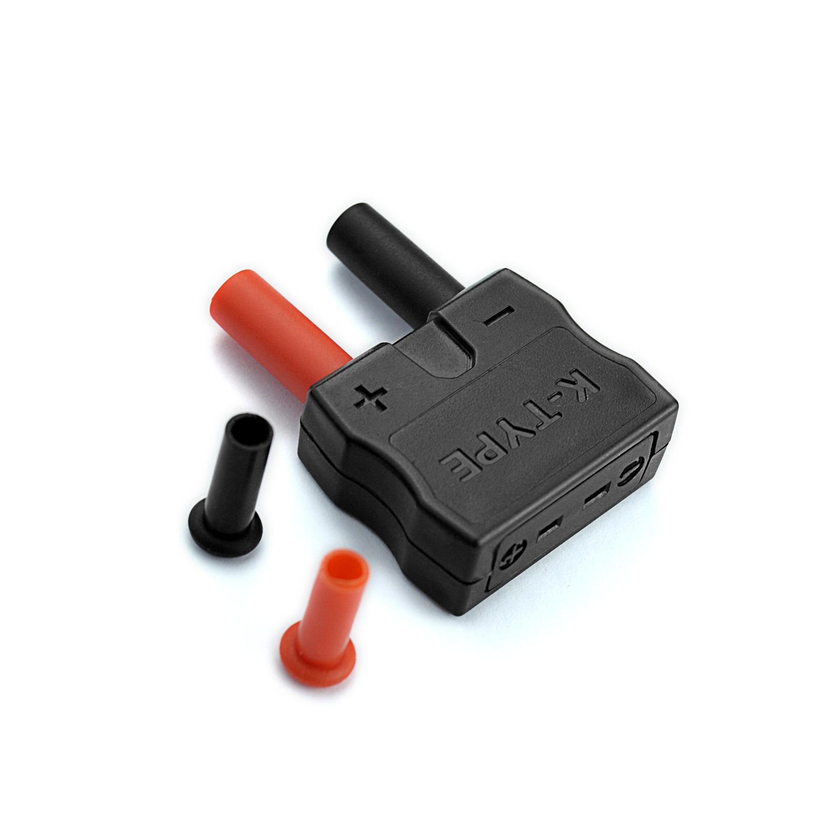 ZIBOO 69146 Banana Plug Adapter to K Type Thermocouple, Works with Digital Cl...