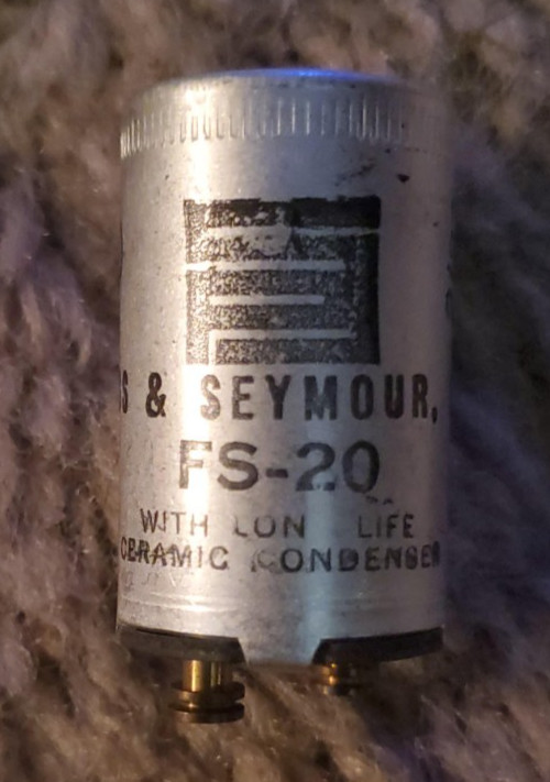 10 Count Pack Pass & Seymour Legrand FS-20 Fluorescent Lamp Starter (1718)
