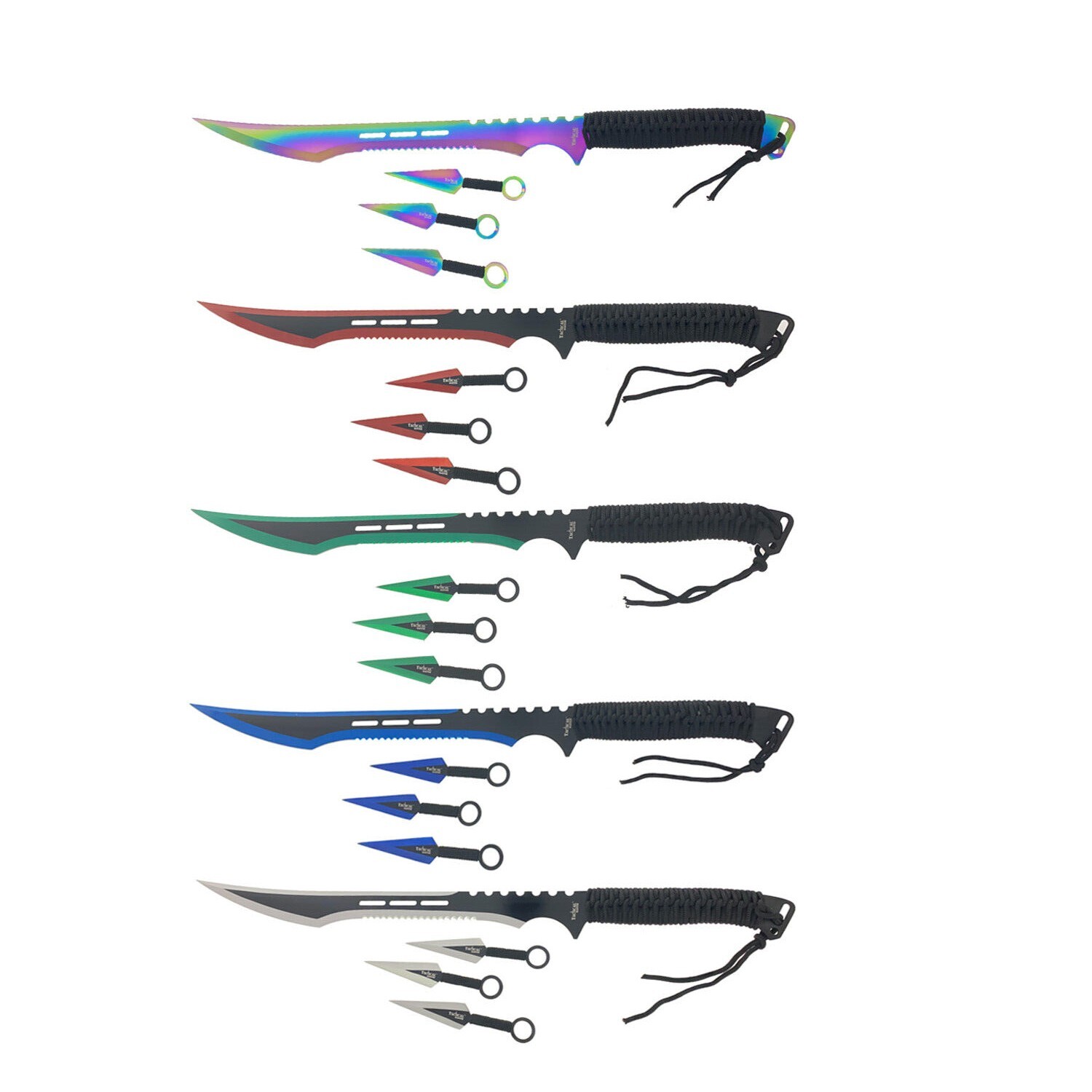 Tactical Master Survival Machete With Throwing Knife