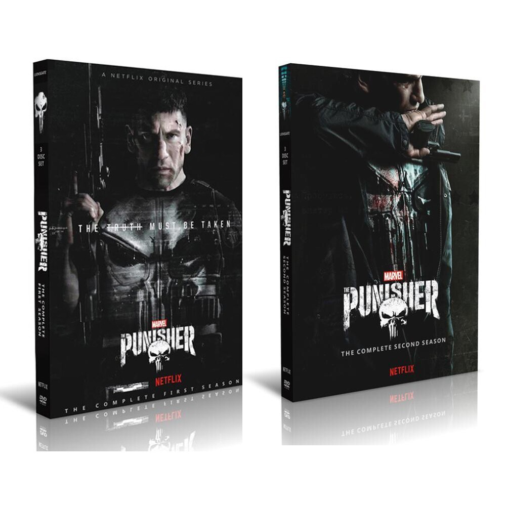 The Punisher Season 1& 2 Complete Set (DVD 6-Discs Set)  Fast Shipping