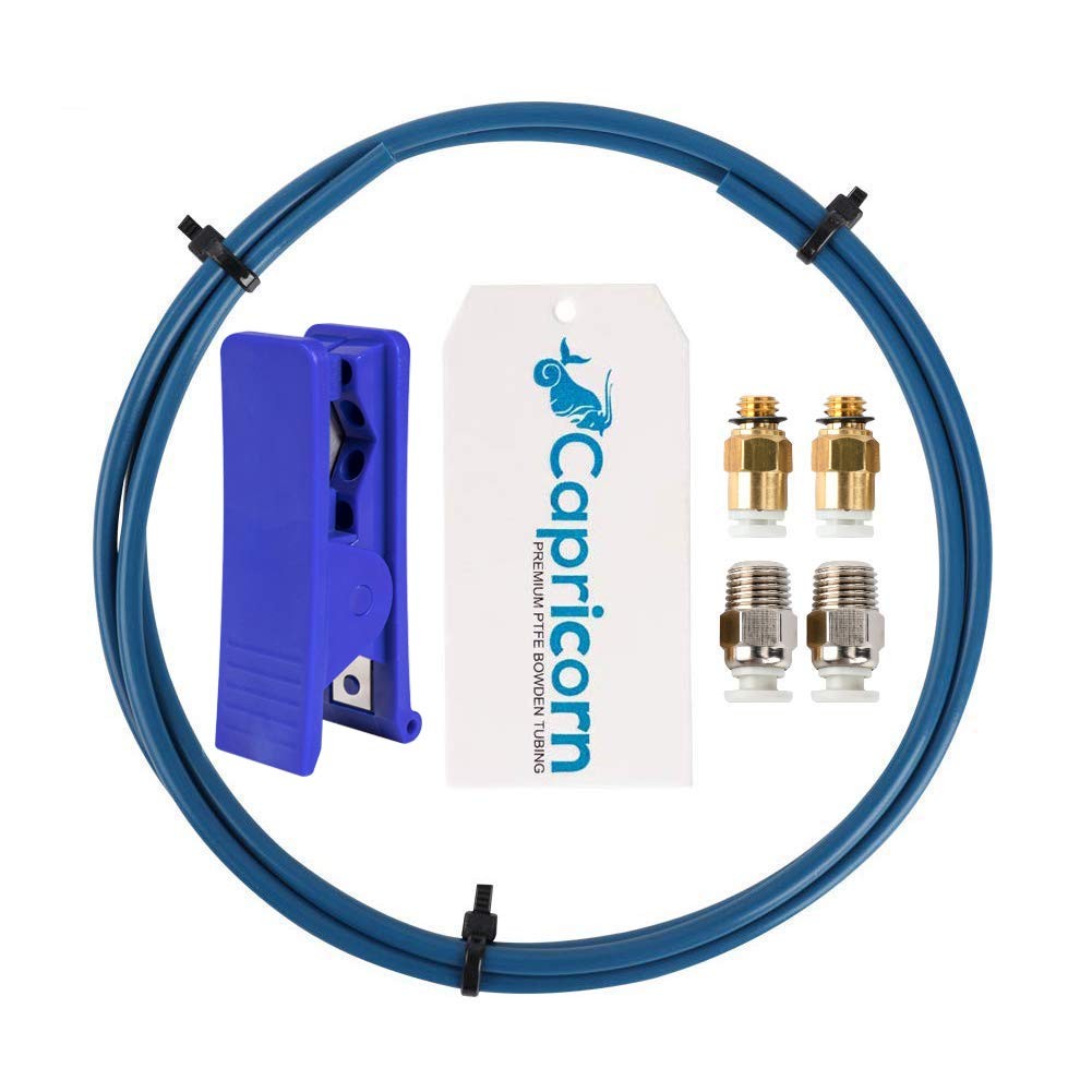 Capricorn Bowden PTFE Tubing 1M XS Series 1.75MM 1 Meter, multi-color