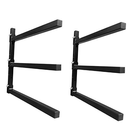 3-Tiered Collapsible Wall Mount Lumber Storage 3-Tiered Wall Mount Storage Rack