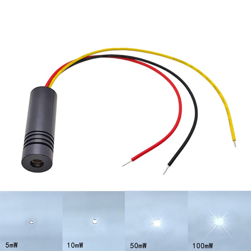 Infrared 850nm TTL Modulation IR Laser Module Φ12*40mm 5-100mW Adjustable Focus