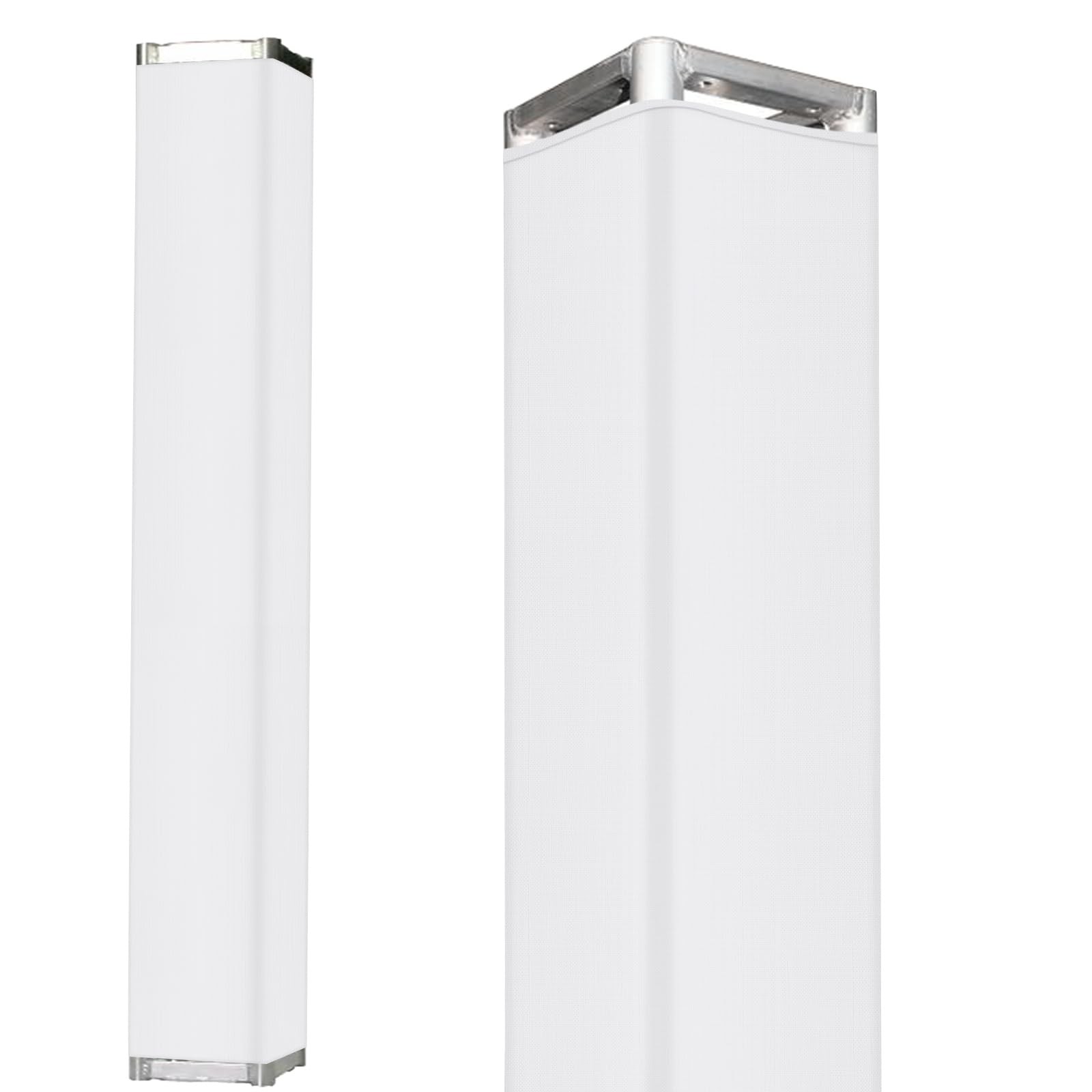 2PCS Thick White Truss Cover - High Elasticity Scrim Sleeve for Medium, white