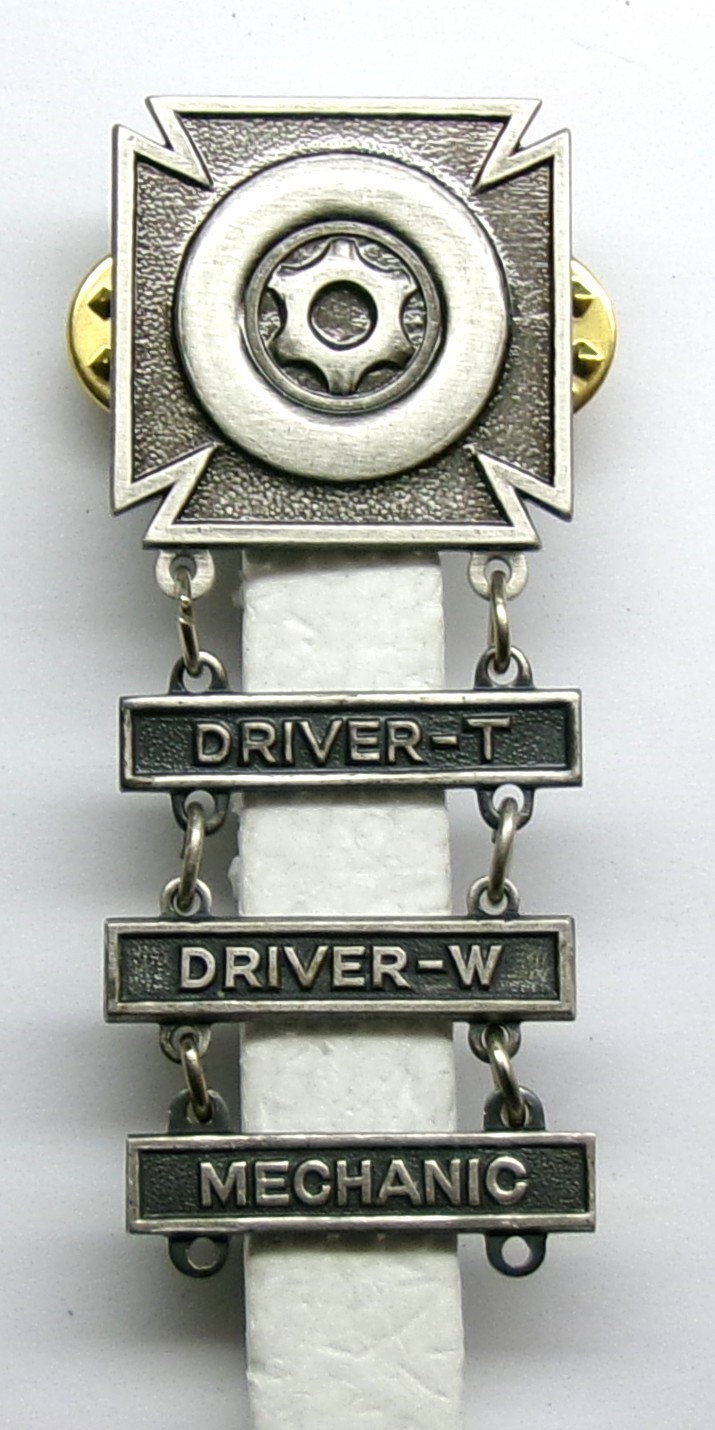Army Qualification Driver & Mechanic Badge MECHANIC & DRIVER-T-W- Mechanic Bars