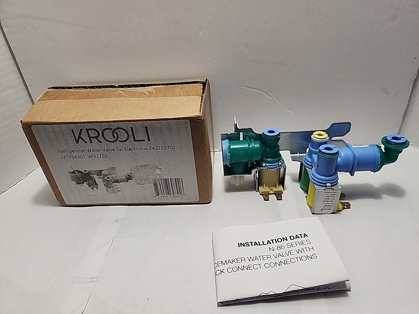 Replacement Refrigerator Water Valve for Electrolux 242252702, 241734301, WV2702