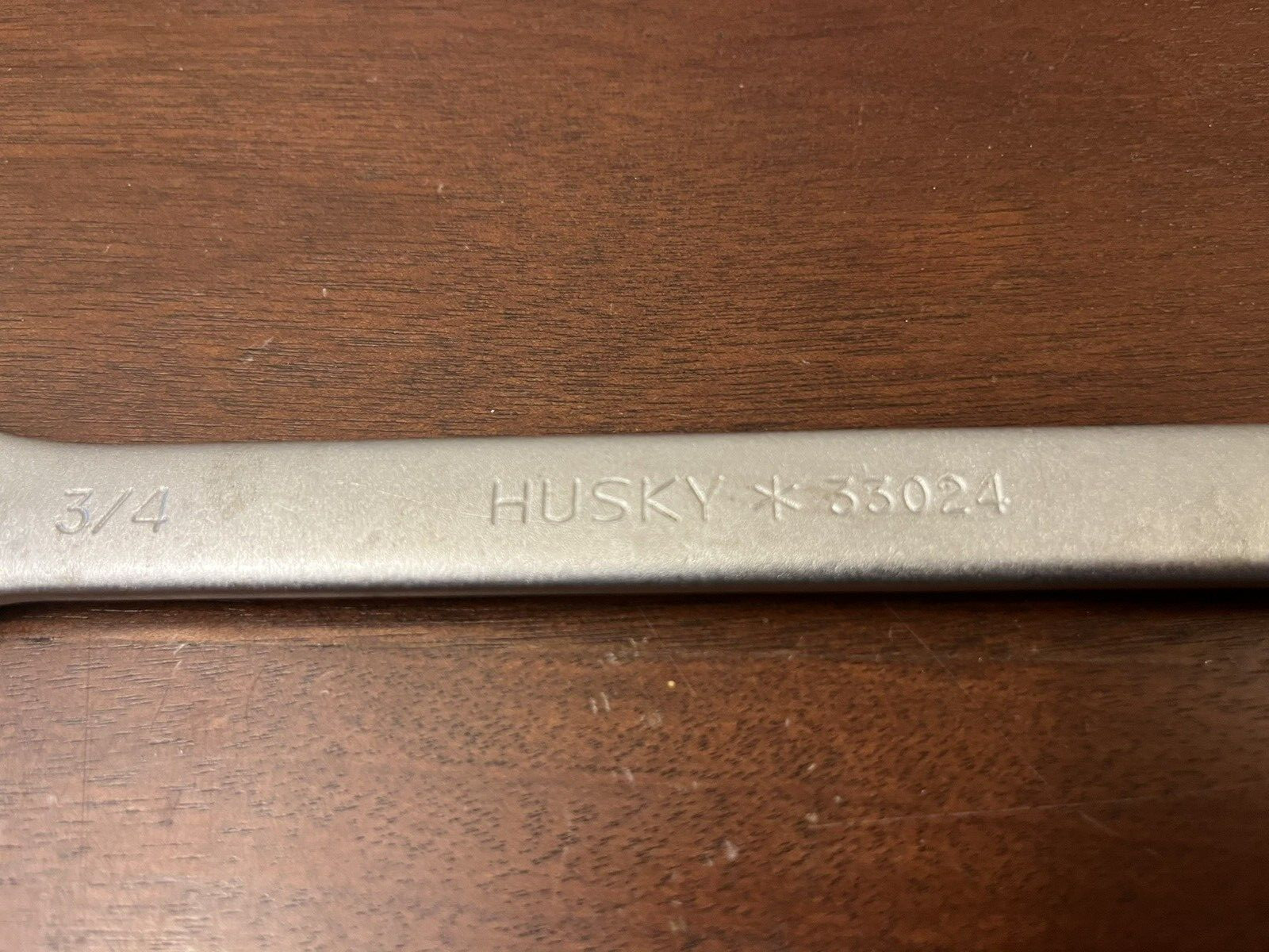 HUSKY 3/4" Combination Wrench 33024 Open End & 12-Point