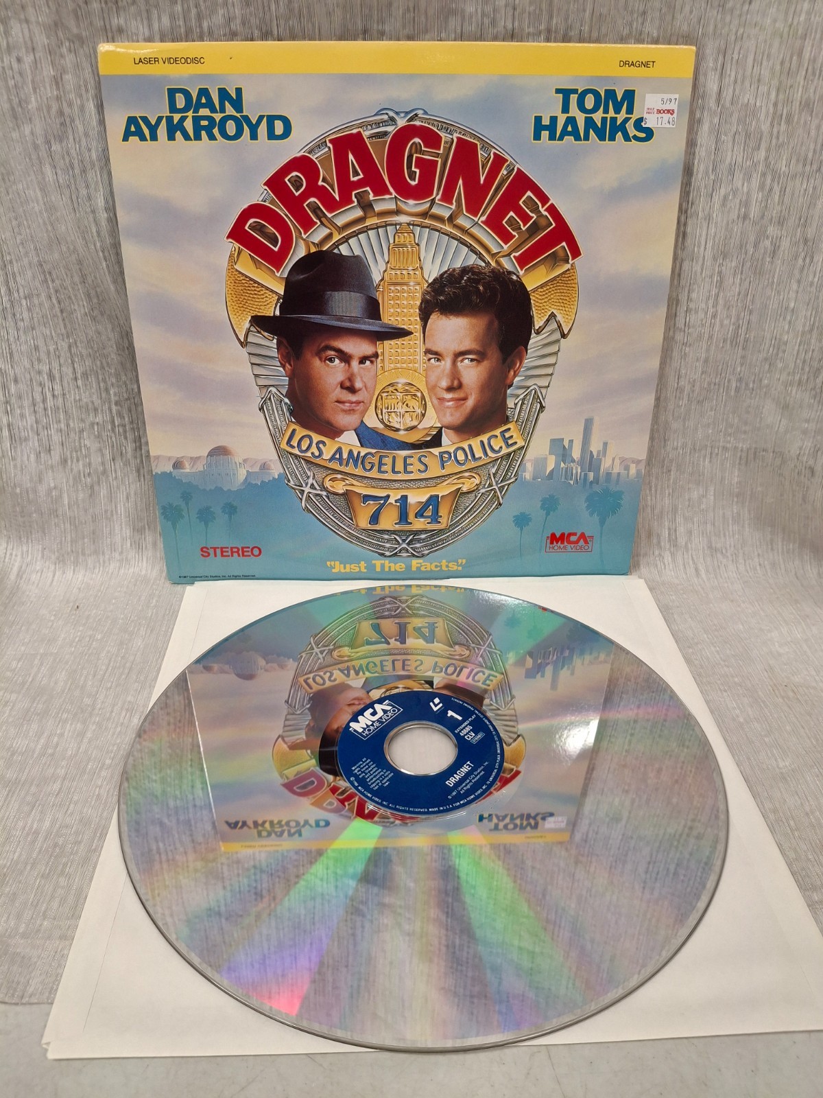 "Dragnet" Extended Play Laserdisc LD - Tom Hanks Like New Excellent!