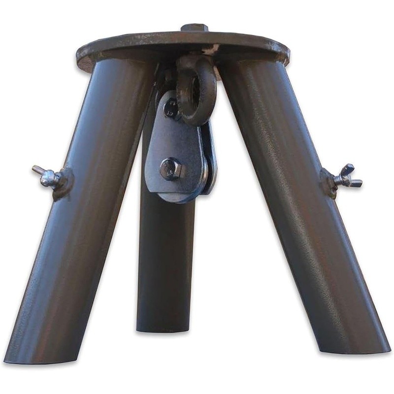 Heavy Duty Deer Feeder Tripod Steel System Tool-Free Setup Efficient Support