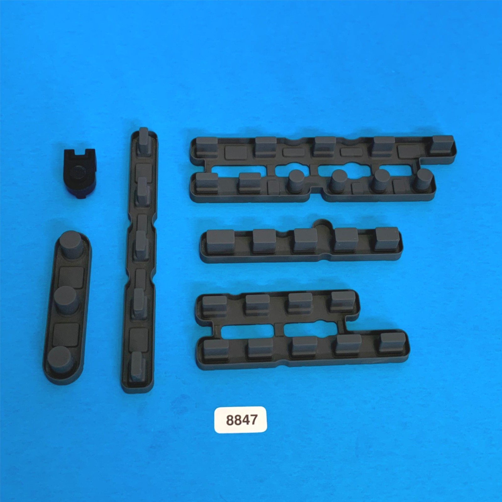 YAMAHA YPT-270 Keyboard Used OEM Part: Push Button Cover Contact Pad Set