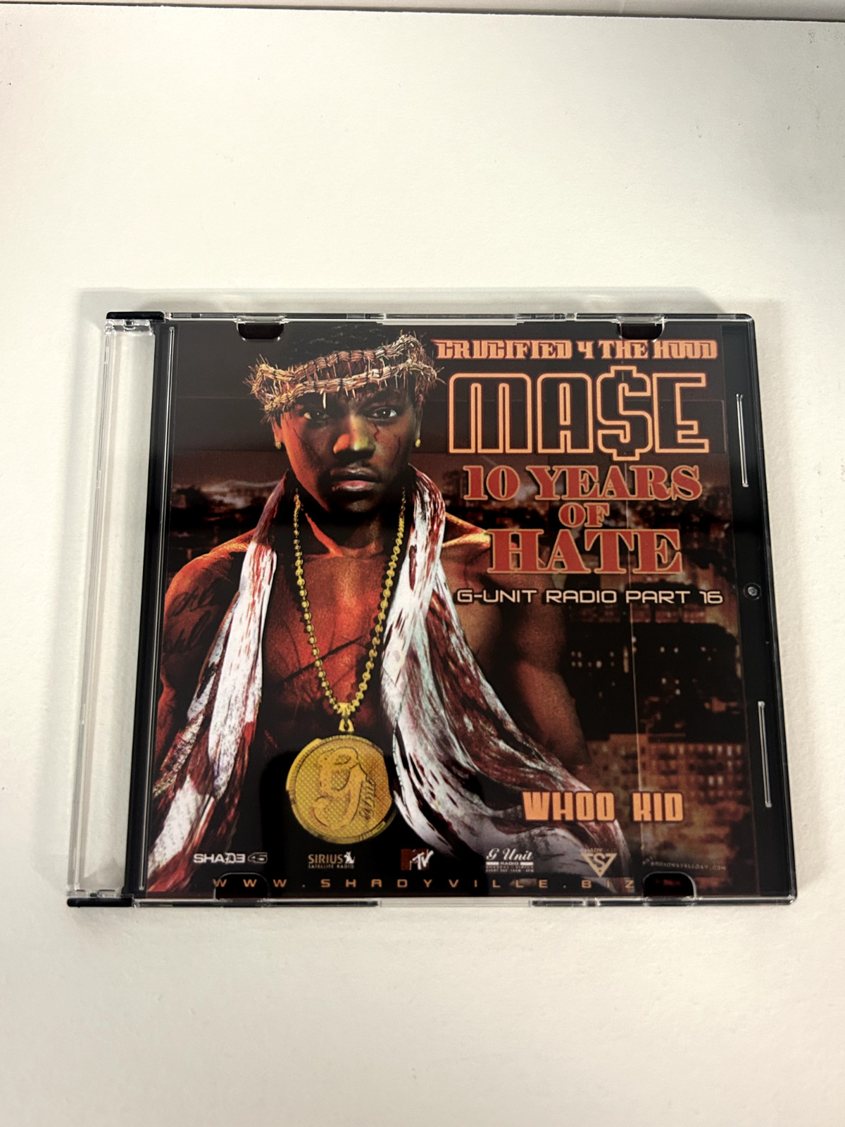 RARE DJ WHOO KID G-UNIT RADIO 16 10 YEARS OF HATE MASE 50 CENT MIXTAPE PROMO CD