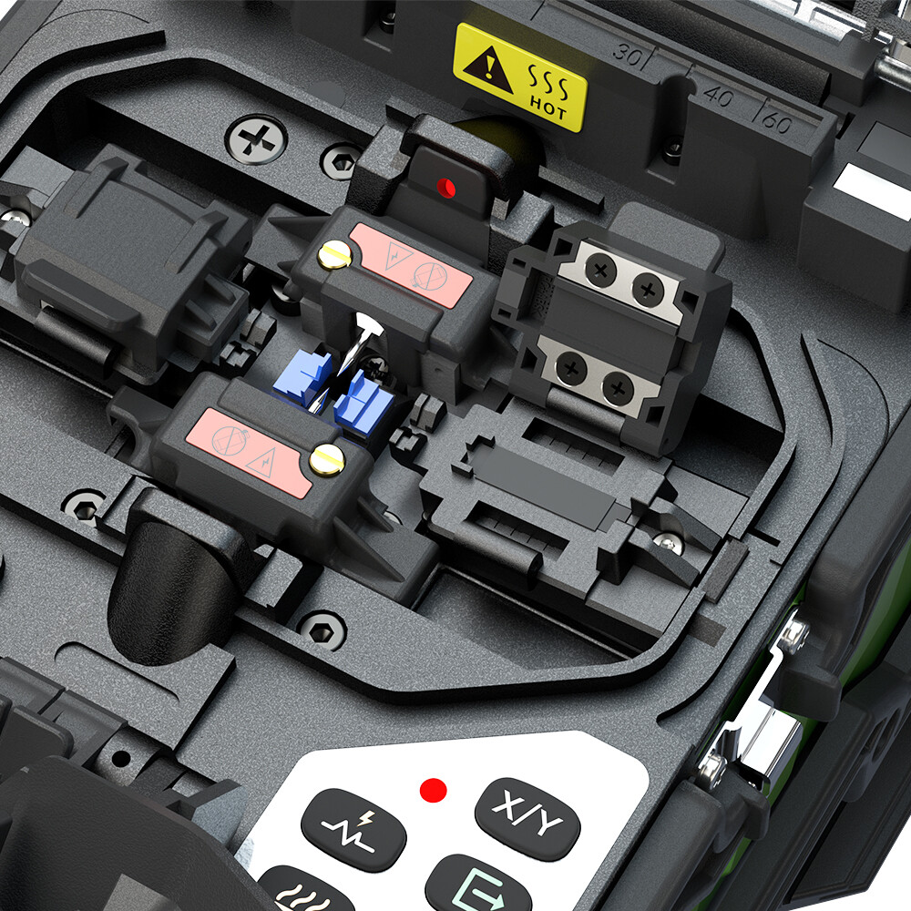 6 Motors Backbone Fusion Splicer FX39 Core Alignment Empalmadora de fibra