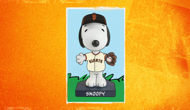 PRESALE SF Giants SGA 7/9/2026 Peanuts SNOOPY Bobblehead NIB