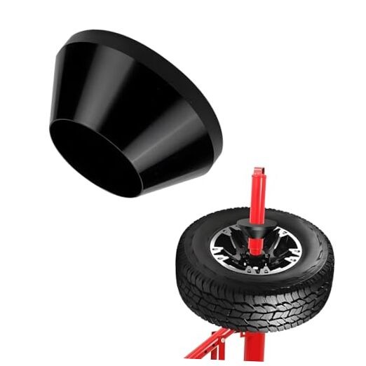 Black Aluminum Tapered Tire Centering Cone for Manual Tire Changer