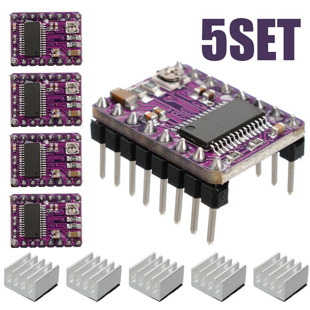 5 Pcs DRV8825 Stepper Motor Driver Control Extension Shield Board For 3D Printer