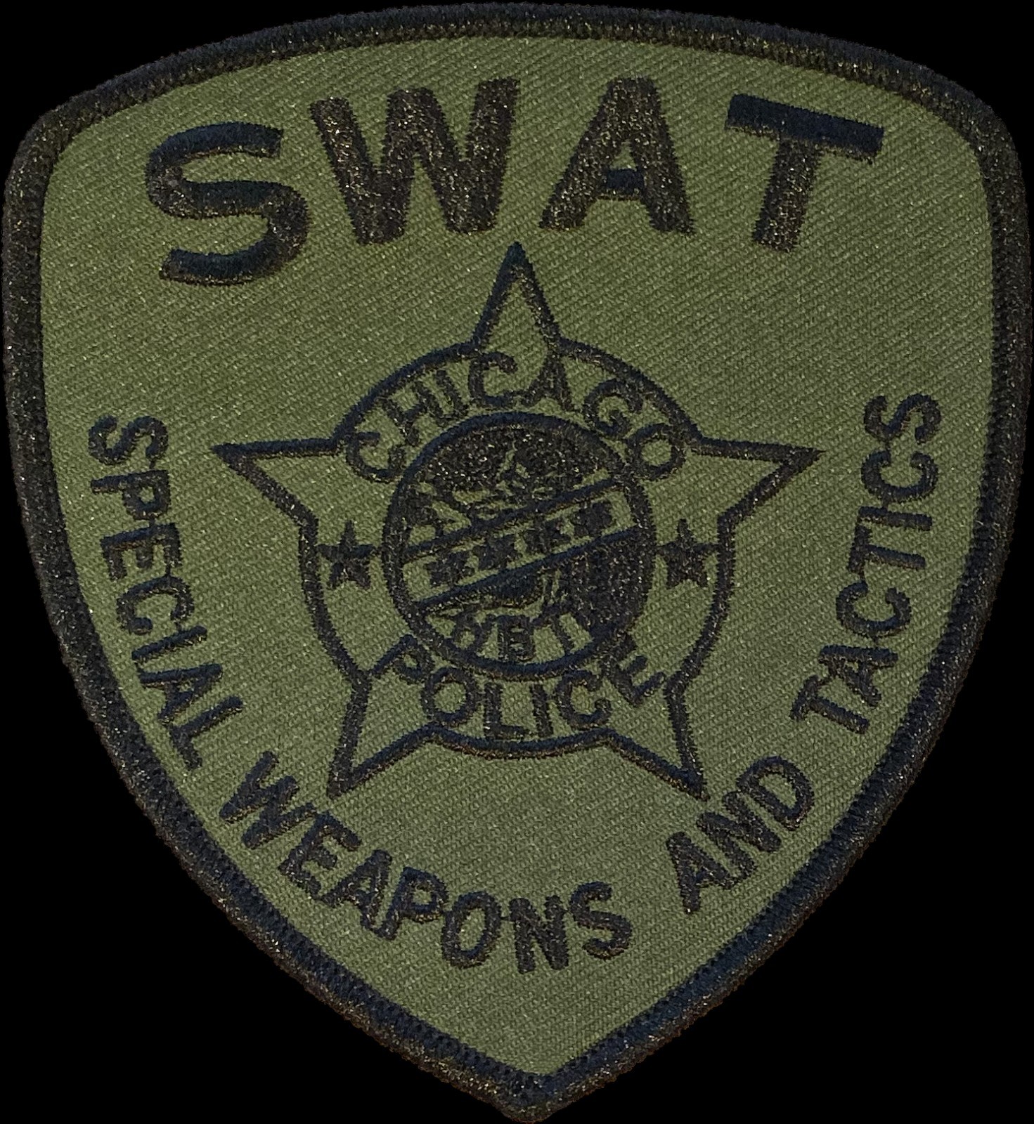Chicago Police Swat Shoulder Patch Subdued