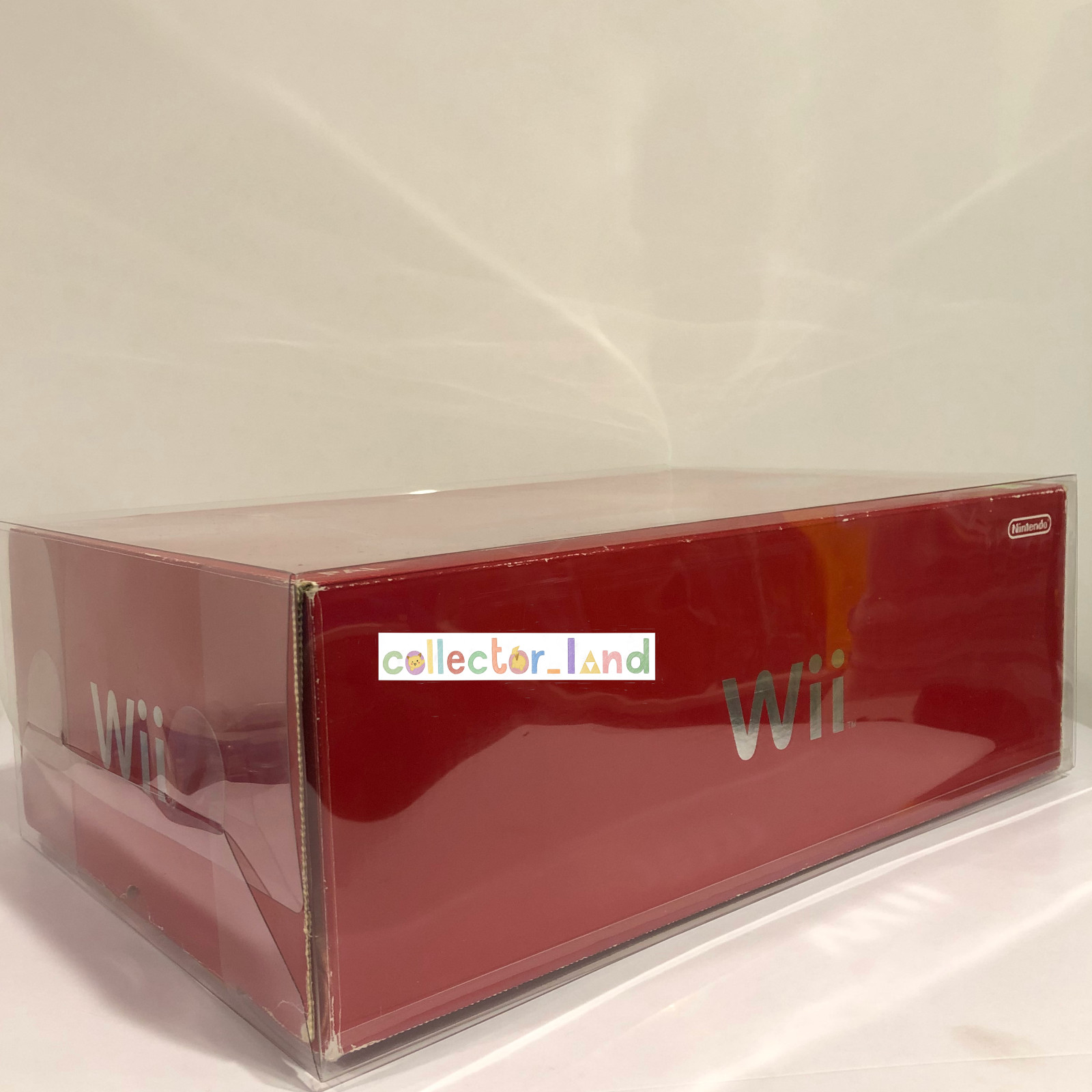 BOX PROTECTOR Nintendo Wii Mario 25 Edition Console STRONG PLASTIC DISPLAY CASE