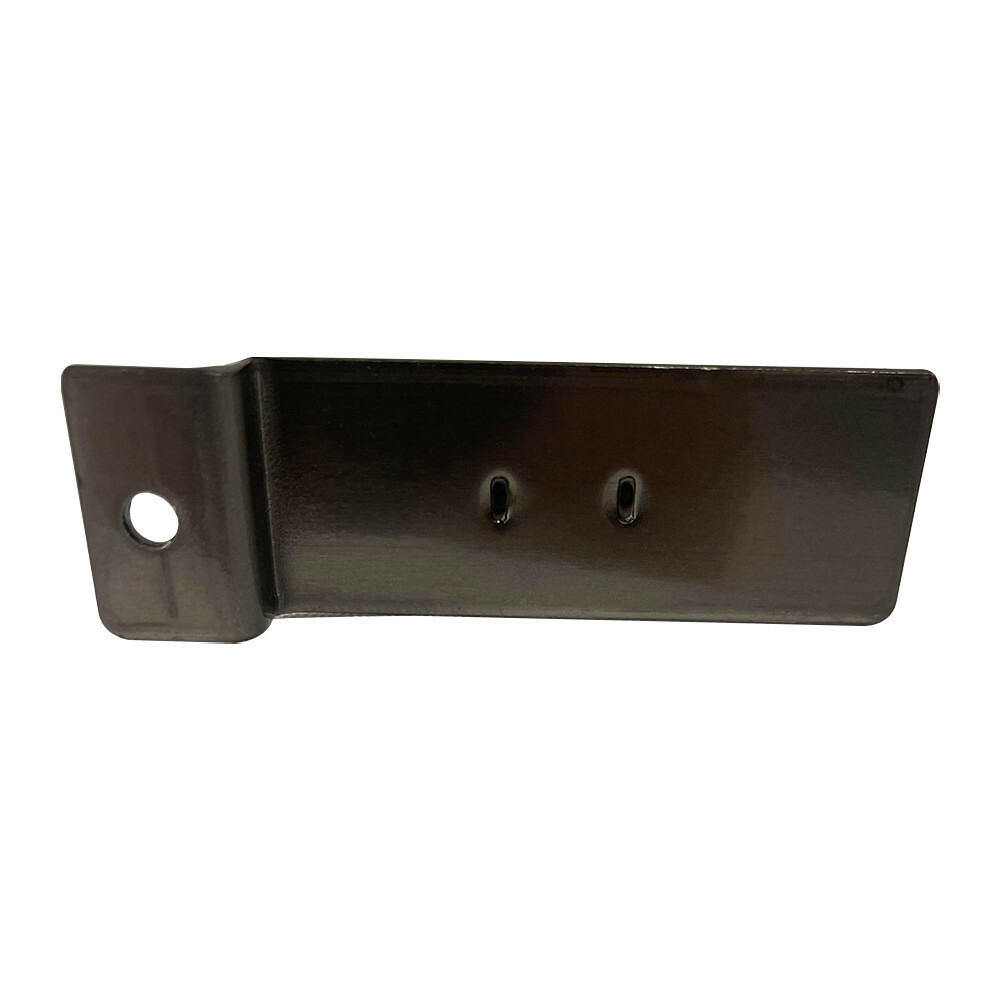 8" Raw Steel Slatwall Panel Hooks Display Hooks,Single Rod Hooks - Pack 2