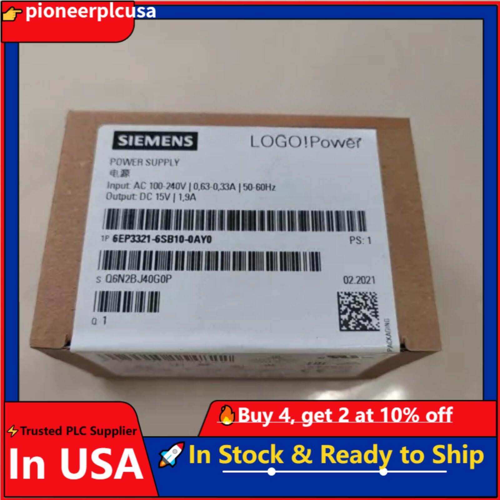 New Siemens 6EP3321-6SB10-0AY0 6EP3 321-6SB10-0AY0 1 Year Warranty Fast Shipping