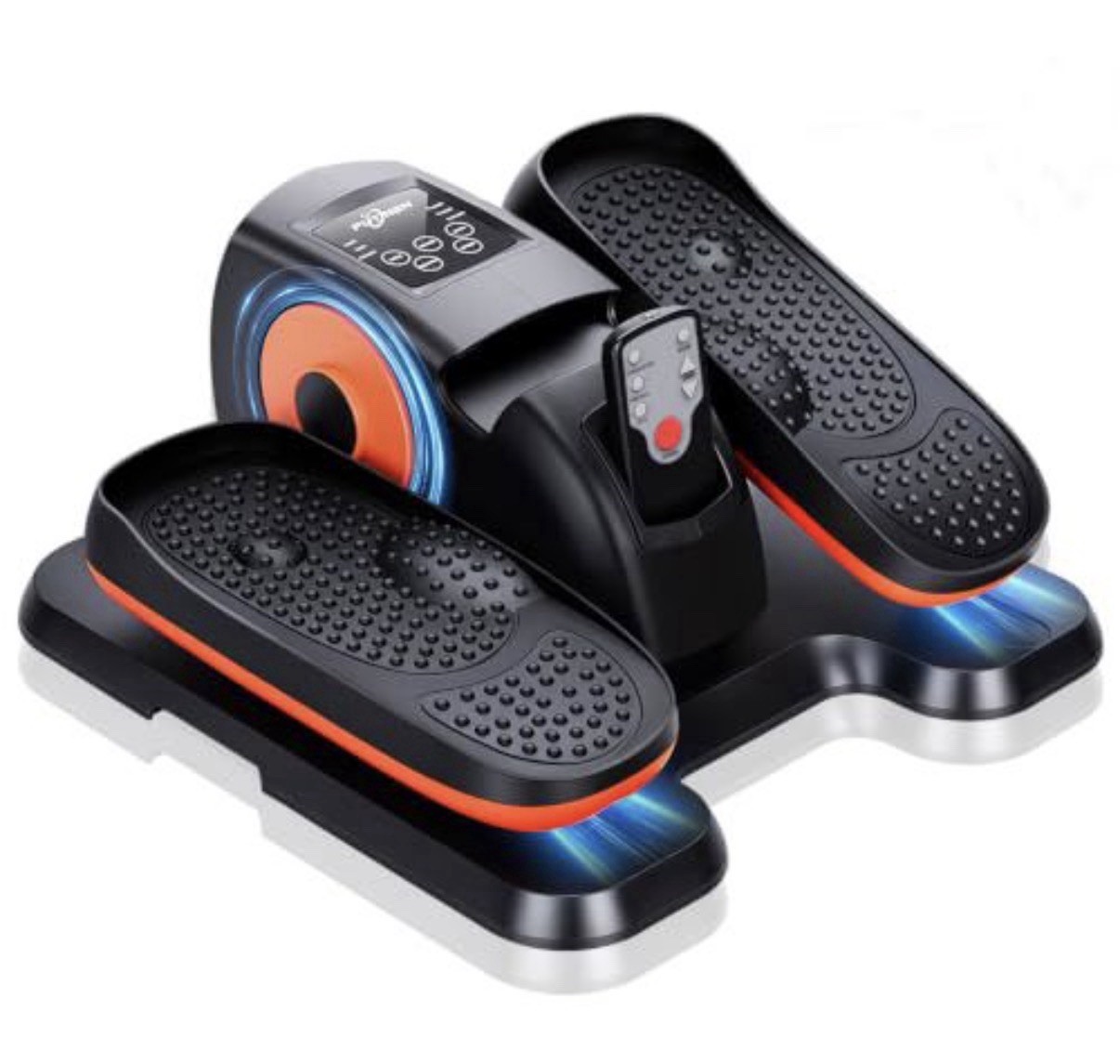 Under Desk Elliptical Leg Exerciser Machine,  12 Levels, 3 Programs, Quiet