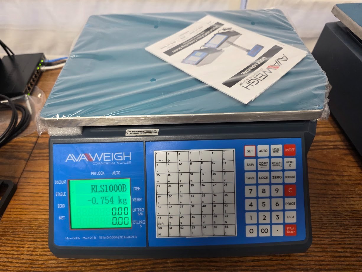 Avatek PCSP30 label printing scale NEW