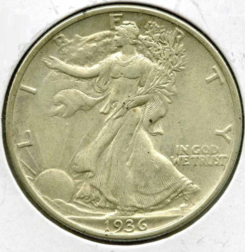 1936 Walking Liberty Silver Half Dollar - Philadelphia Mint - P672