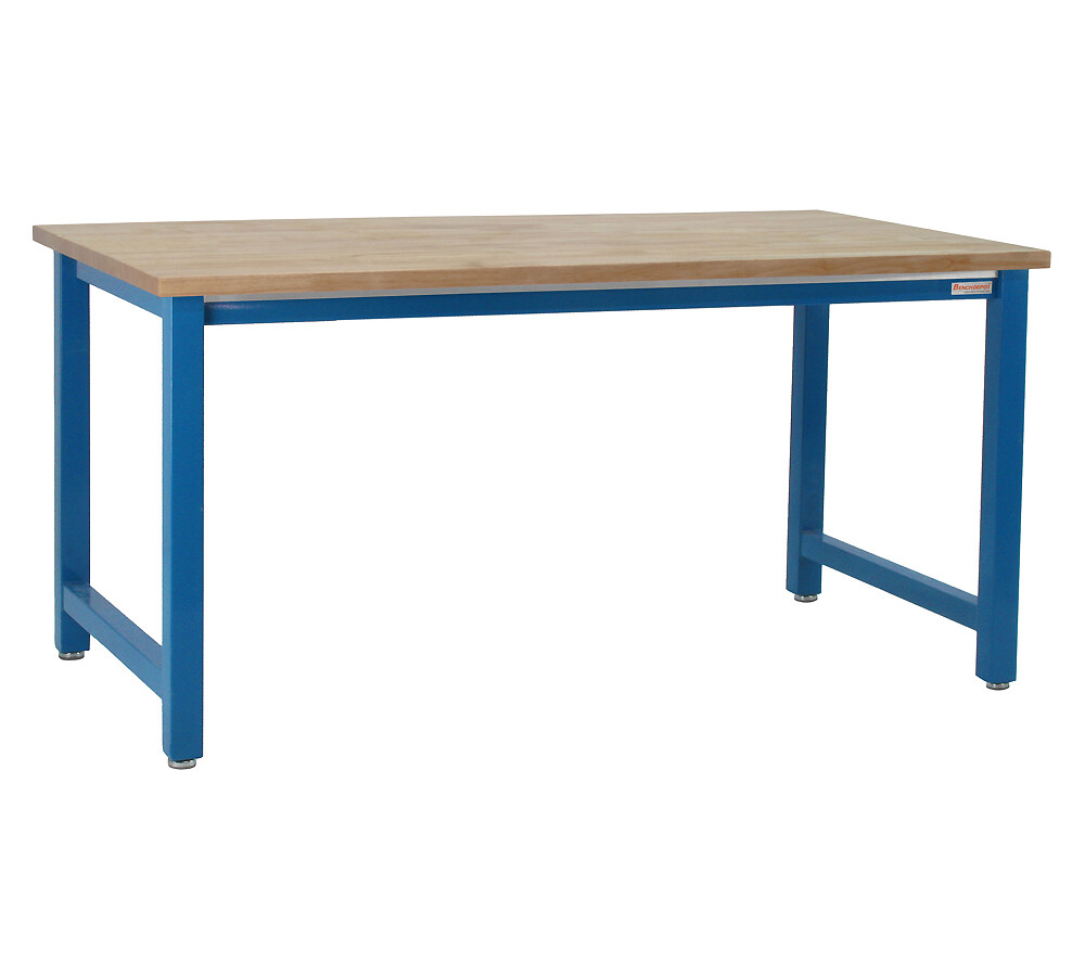 BenchPro K Solid Maple 36"D x 72"W Production Table Industrial Workbenches