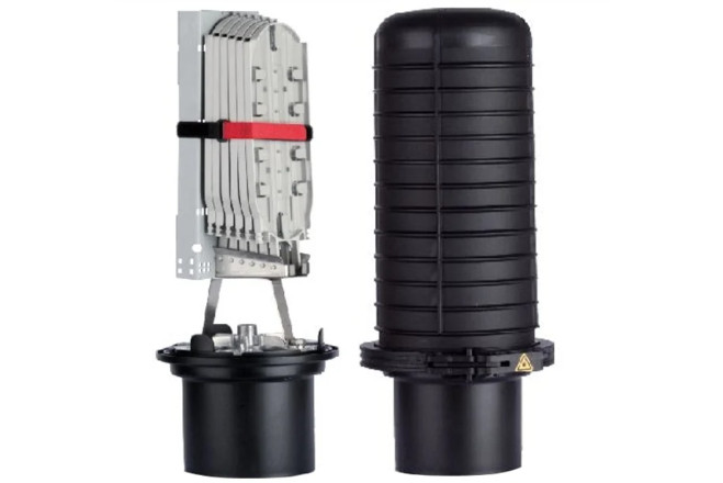 FOSC450 A4 Fiber Splice Closure, Gel Cable sealing 4 Cable Attachments, 10 UNITS