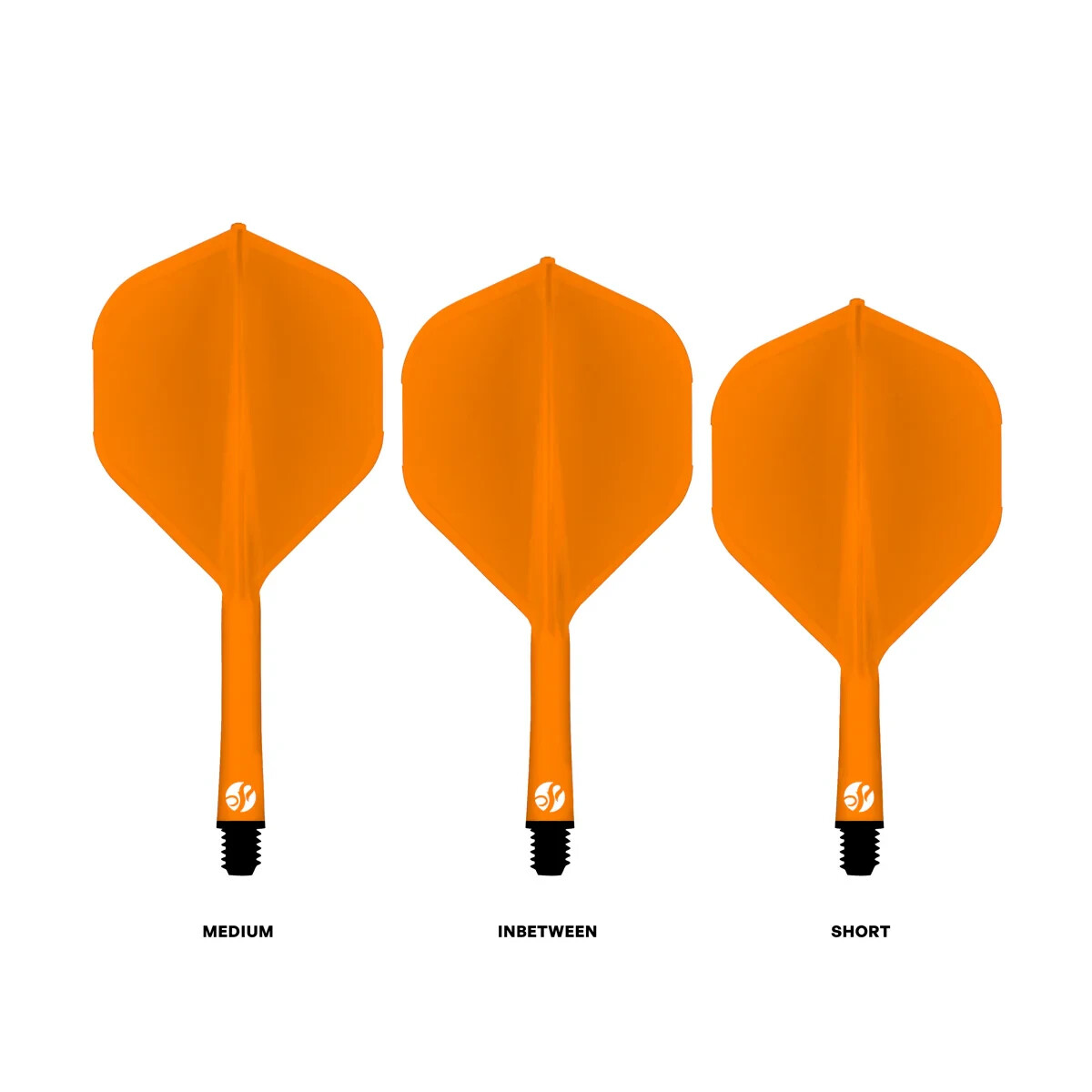 ORANGE INTERMEDIATE SHOT FLIGHT DECK 1 PIECE SHAFT & FLIGHT SYTEM
