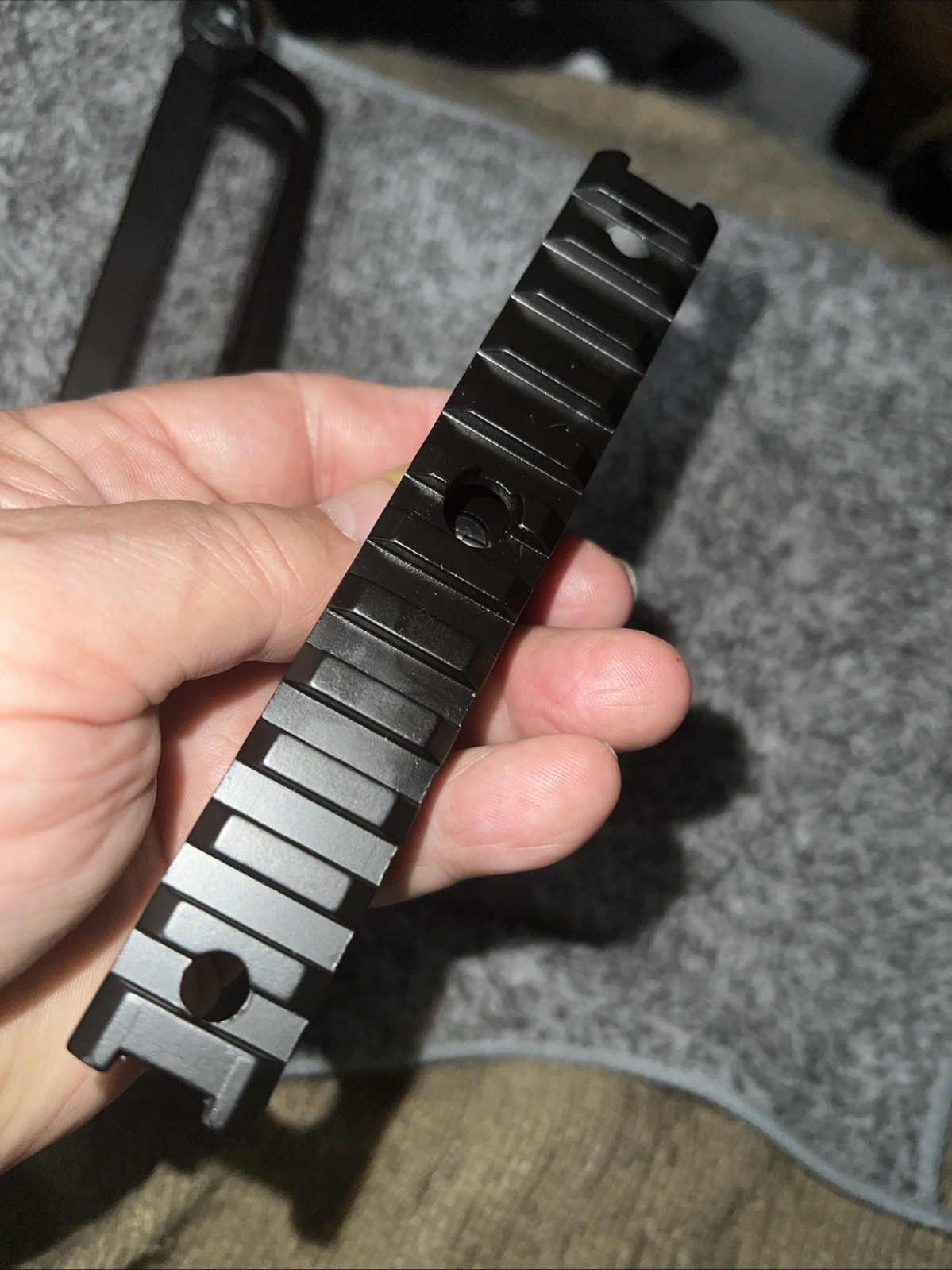 Carry Handle w/ Rear Sight + 20mm Top Rail See Through Scope Mount