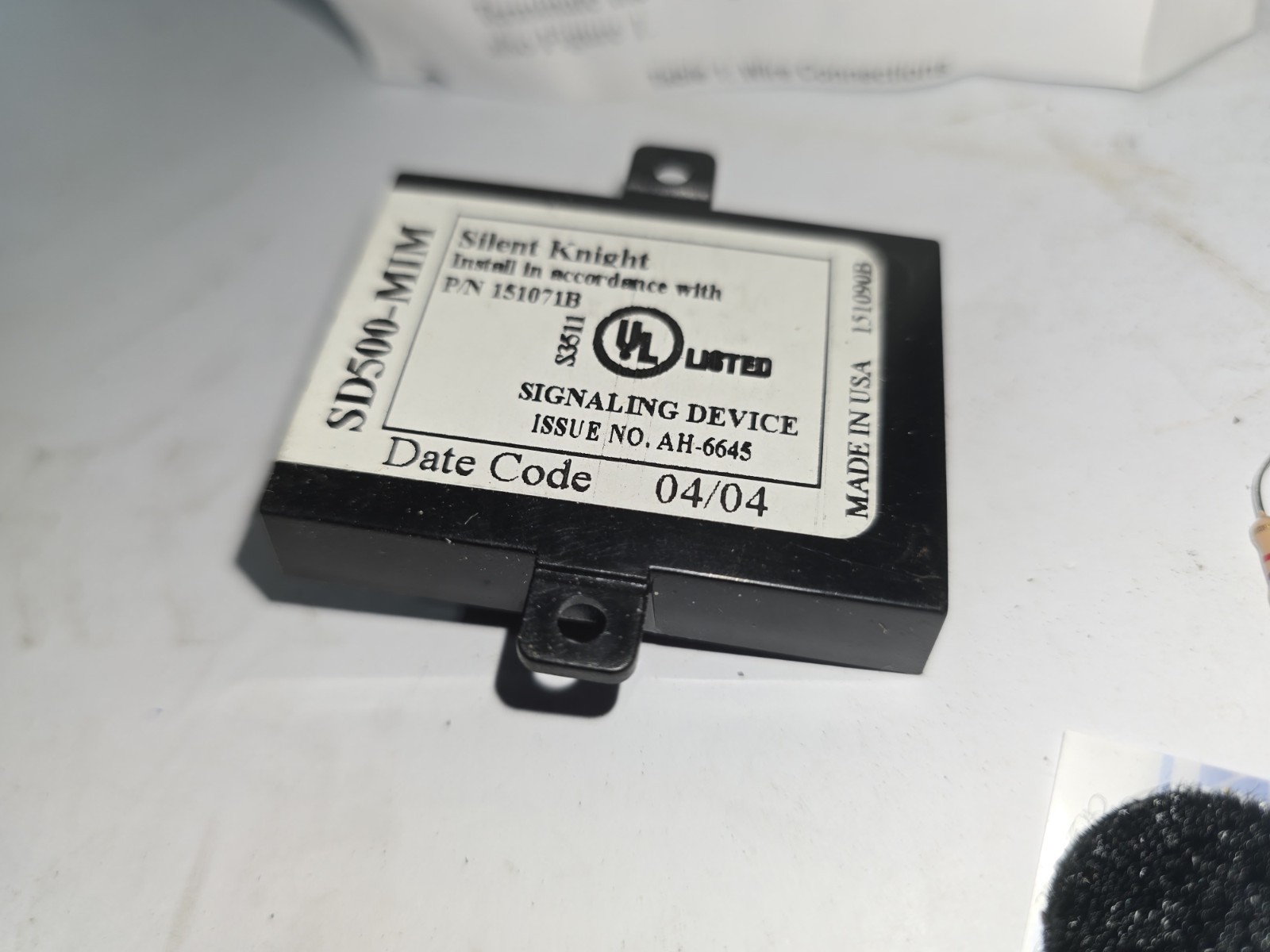 New Silent Knight SD500-MIM