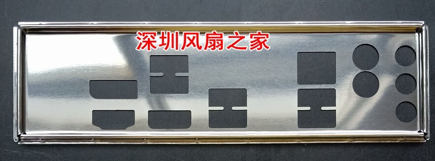 1PC For  b450i AORUS PRO WIFI Backplate Motherboard IO Shield New